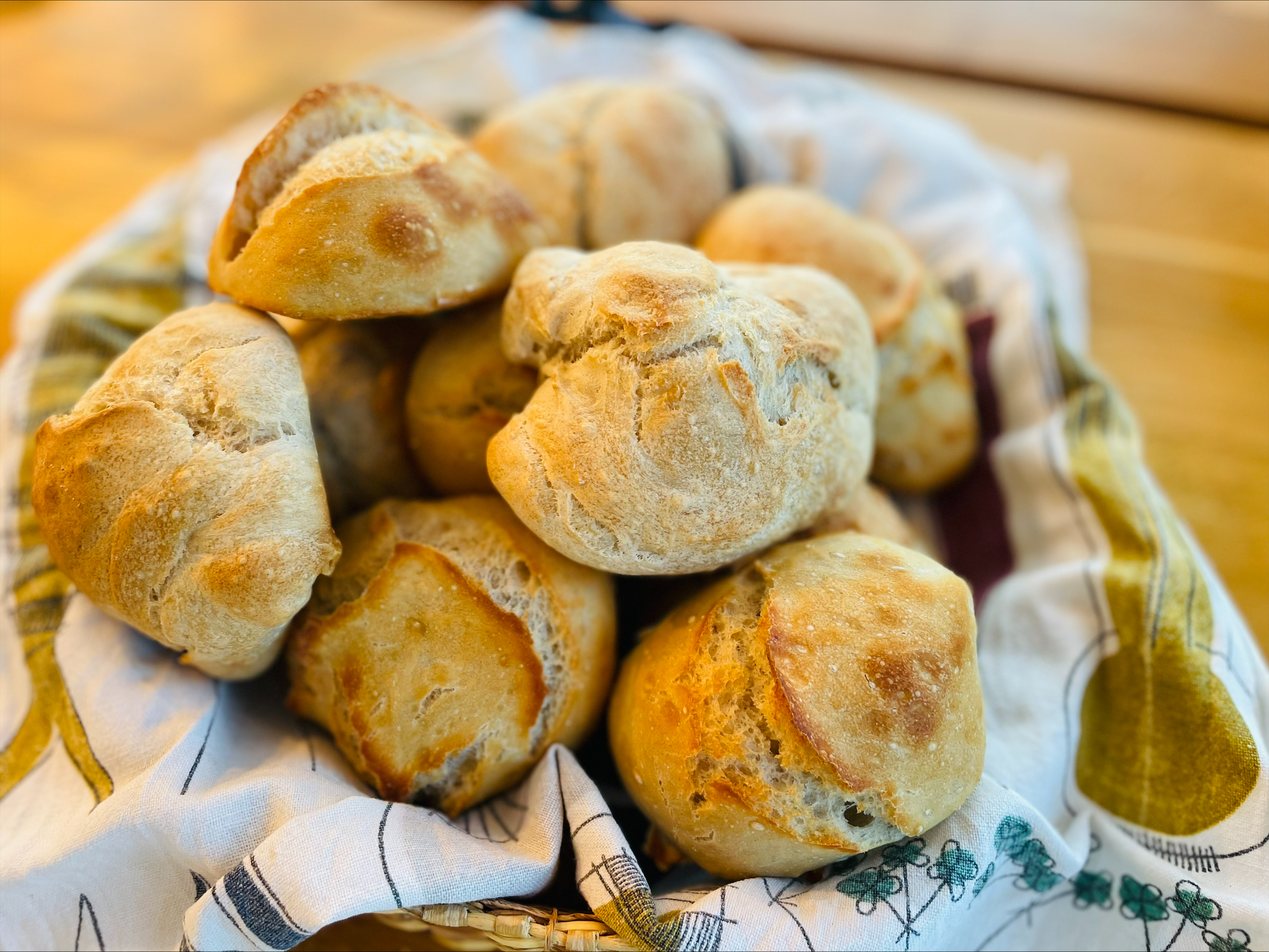 Kalljästa enkla frallor